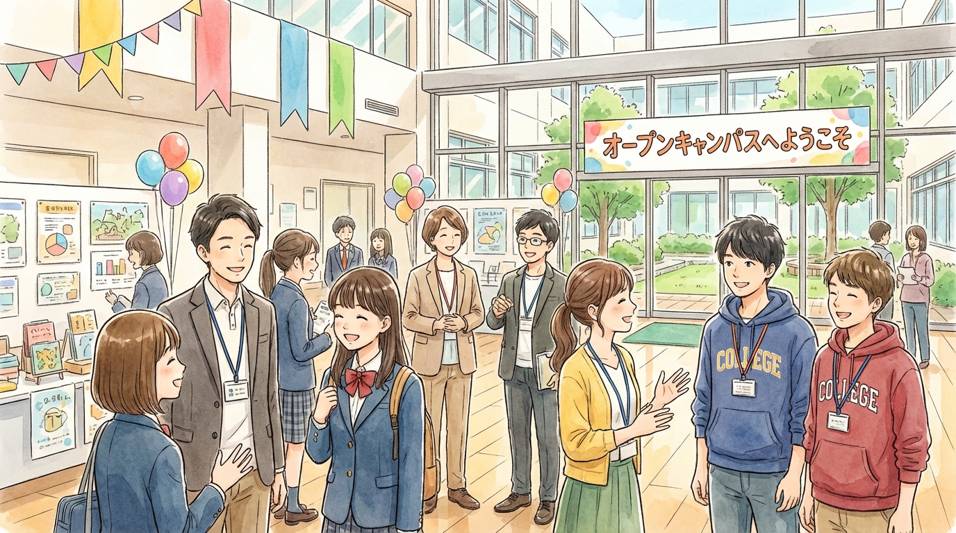 オープンキャンパスのイメージ