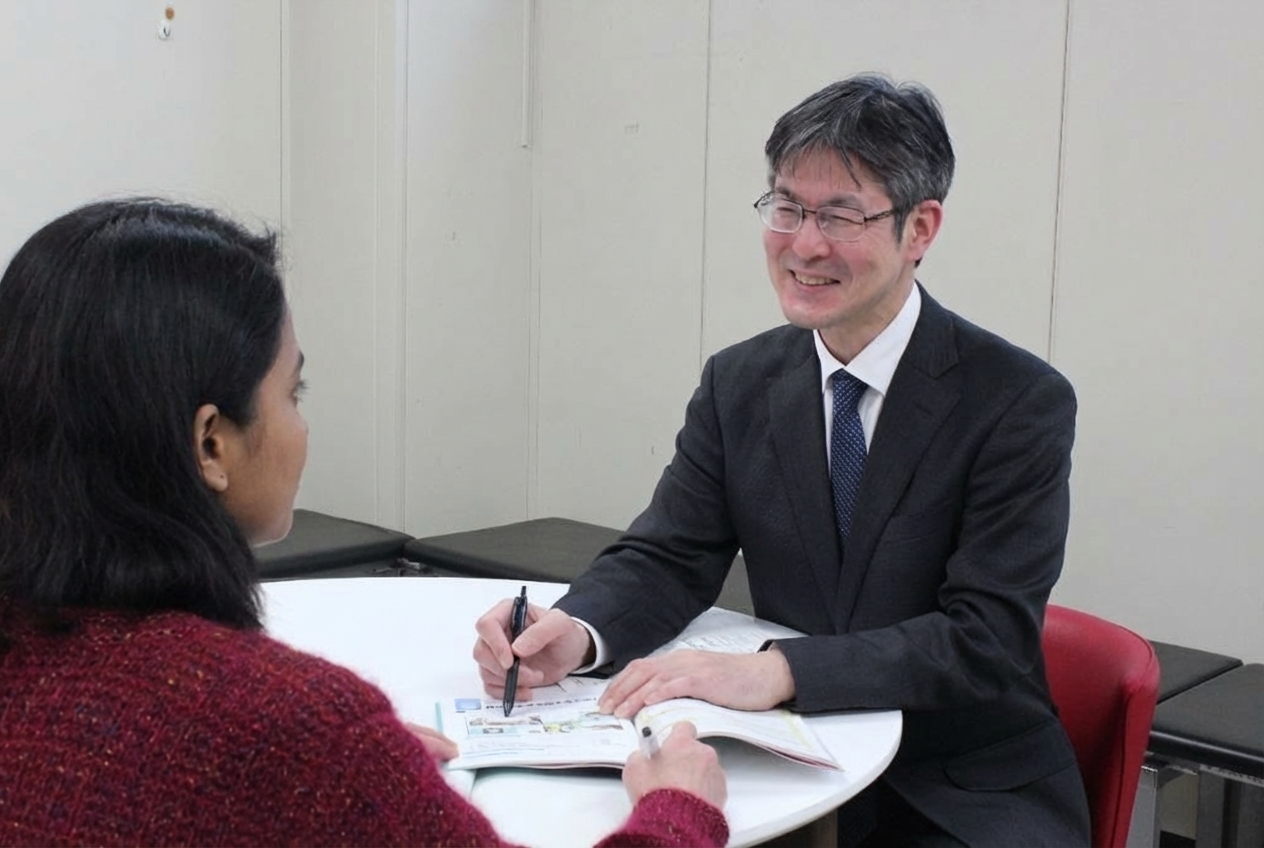 留学生を支援する学校の様子