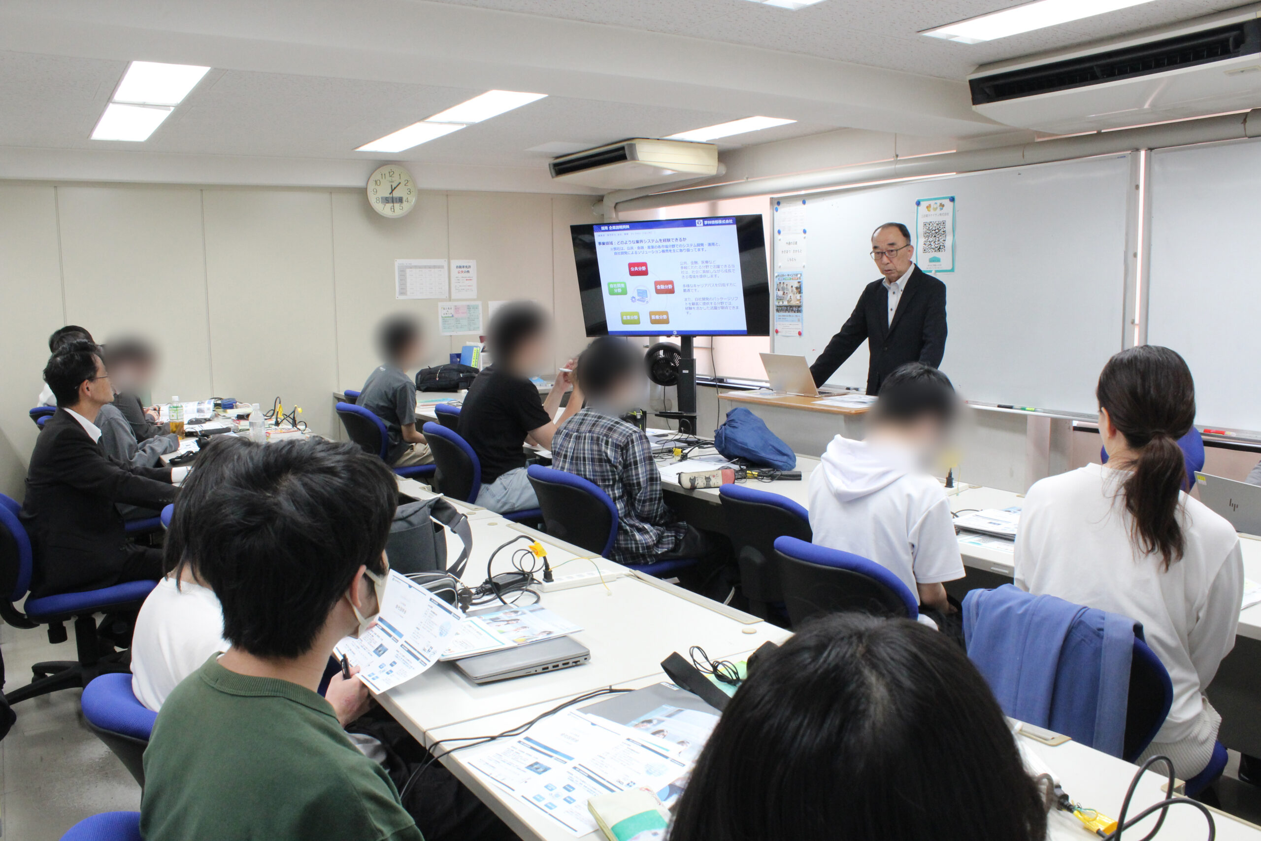 蓼科情報株式会社様による企業説明の様子