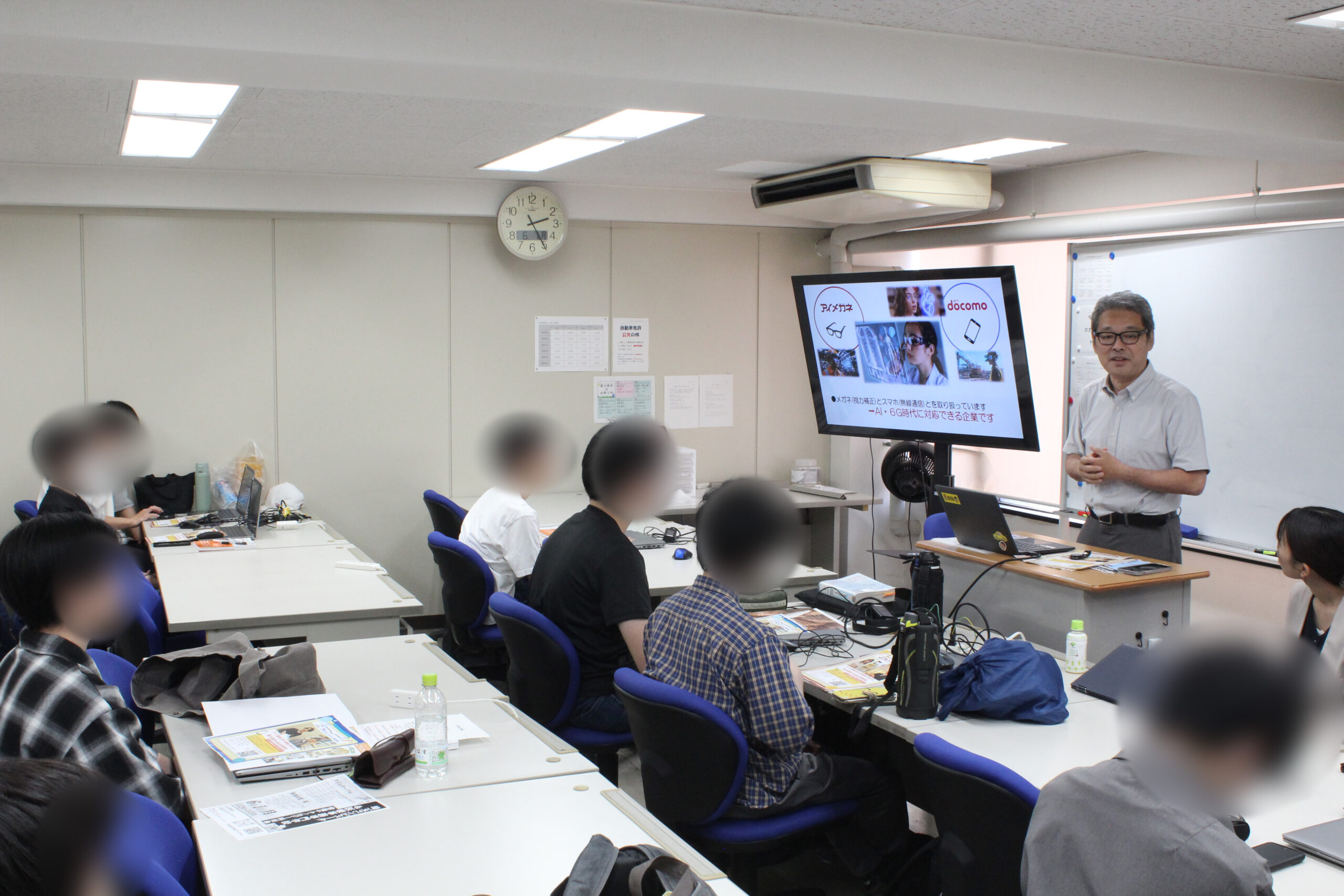 アイジャパン株式会社様による企業説明の様子